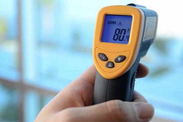 home energy audit - infrared thermometers
