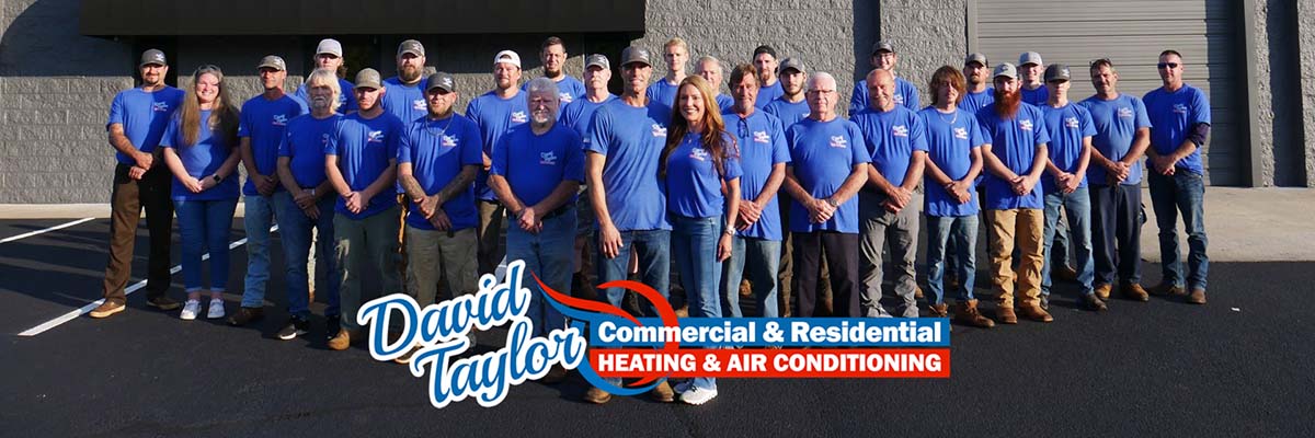 David Taylor team standing outside of building