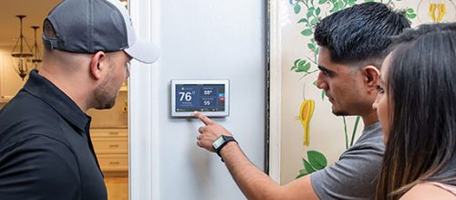HVAC programmable thermostat - smart thermostat